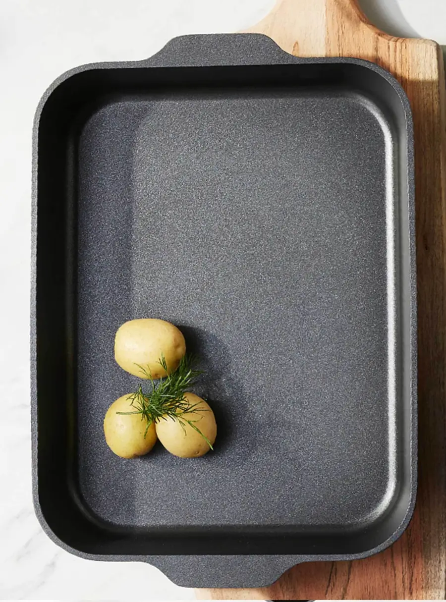 Форма для запекания, 38x28.5x5.5 см, чёрная, с покрытием, Agile, image-2