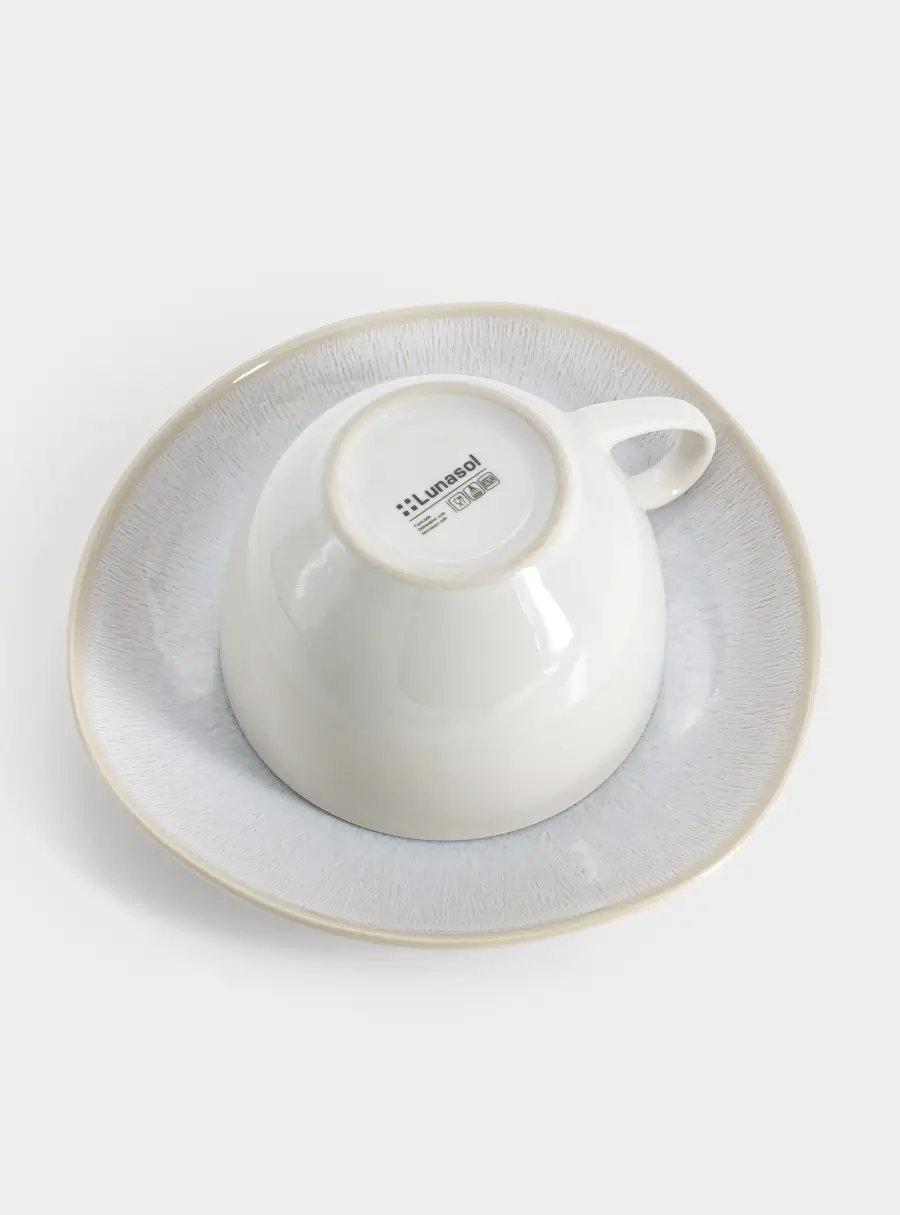 Пара чайная, 1 перс, 2 пр, 220 мл, керамика, бежевая, в крапинку, North Organic ,image-3