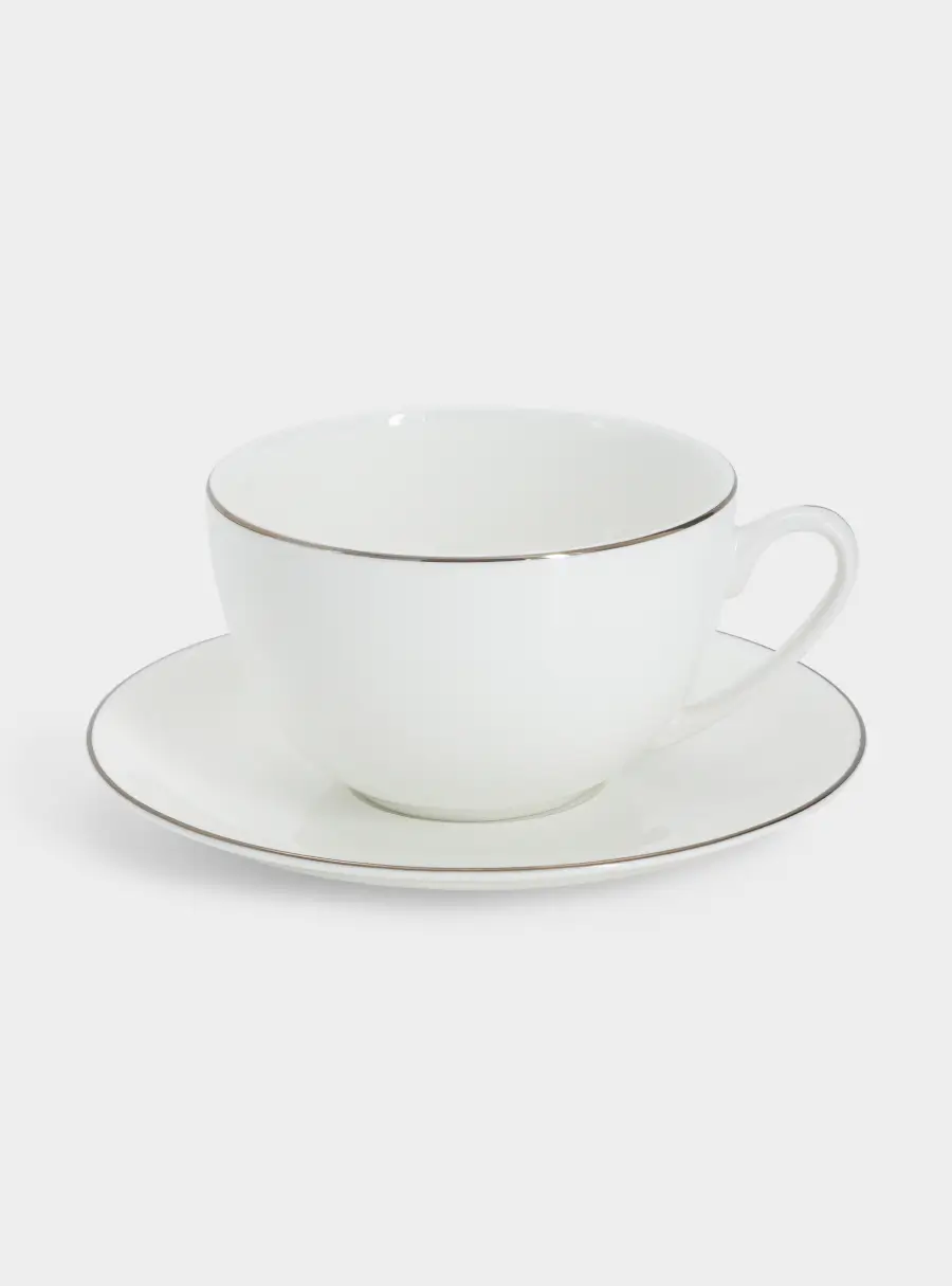 Чашка с блюдцем, 250 мл, Арктика ,image-0