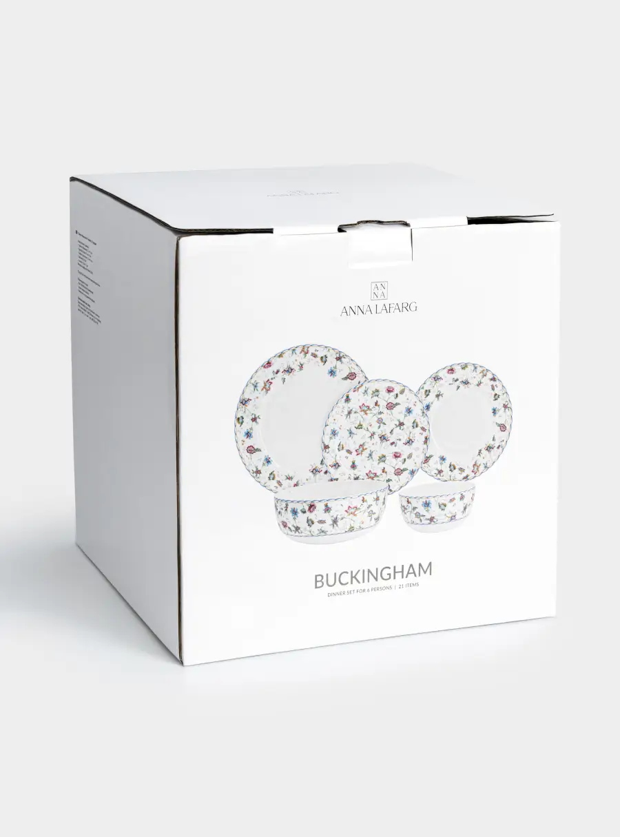 Сервиз обеденный, 6 перс, 21 пр, Букингем, image-12