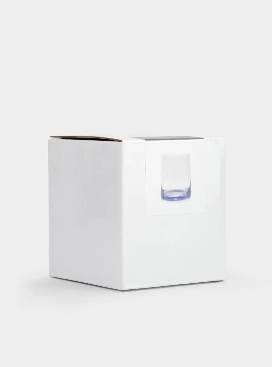 Стакан, 9 см, 320 мл, стекло, голубой, Soul, image-4