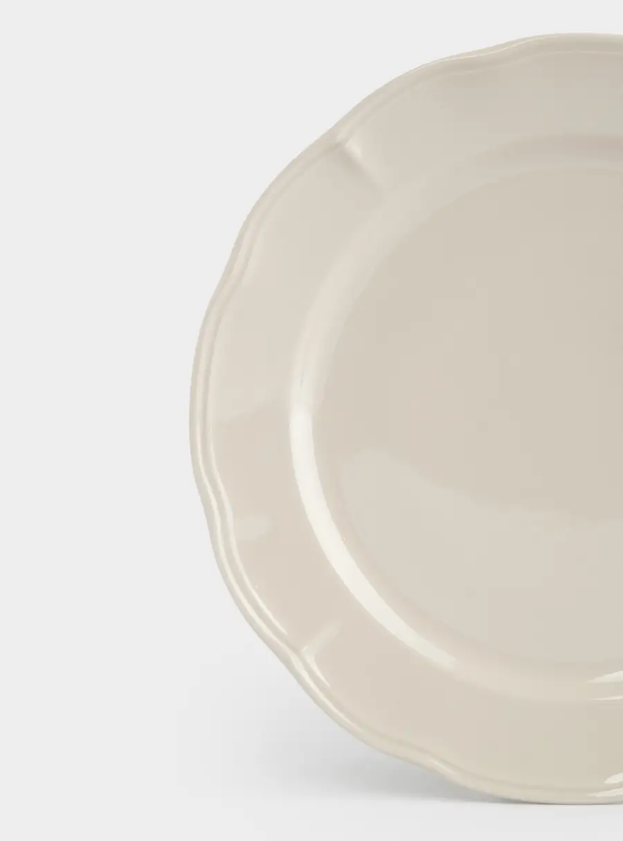 Тарелка обеденная, 27 см, фарфор P, молочная, Rustic ,image-2