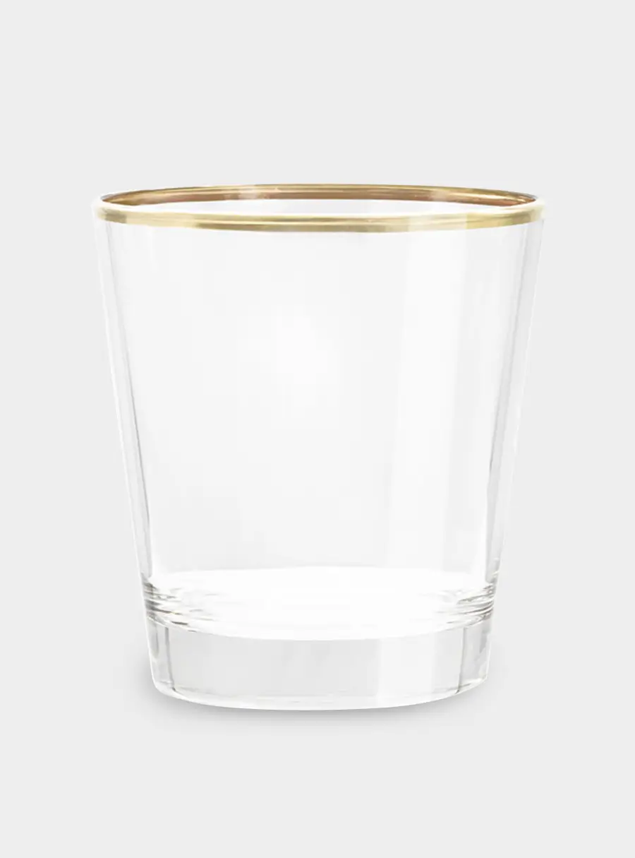 Набор стаканов для виски, 6 пр, 365 мл, Gemma, золото ,image-1