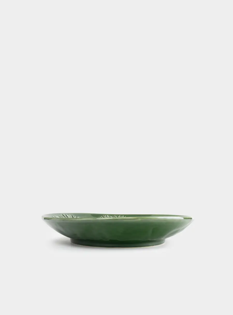 Блюдо глубокое, 27х5 см, керамика D, зеленое, Шишки и ягоды, Cone ,image-3