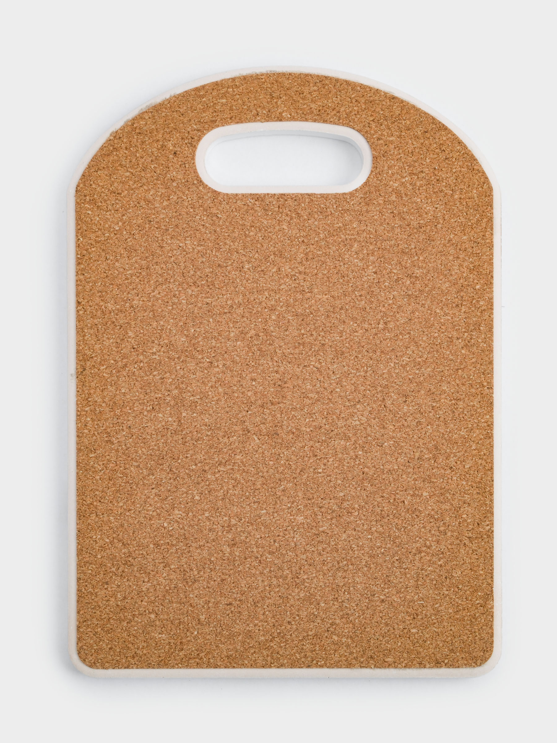 Подставка под горячее, 24х17 см, керамика/пробка, белая, Еж Autumn forest, image-3