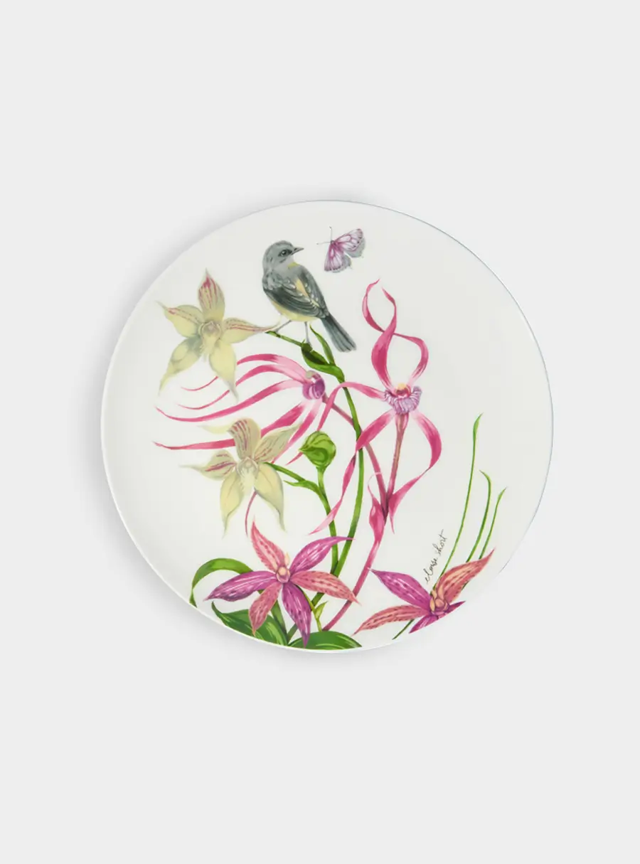 Тарелка десертная, 20 см, фарфор F, белая, Малиновка, Lyric