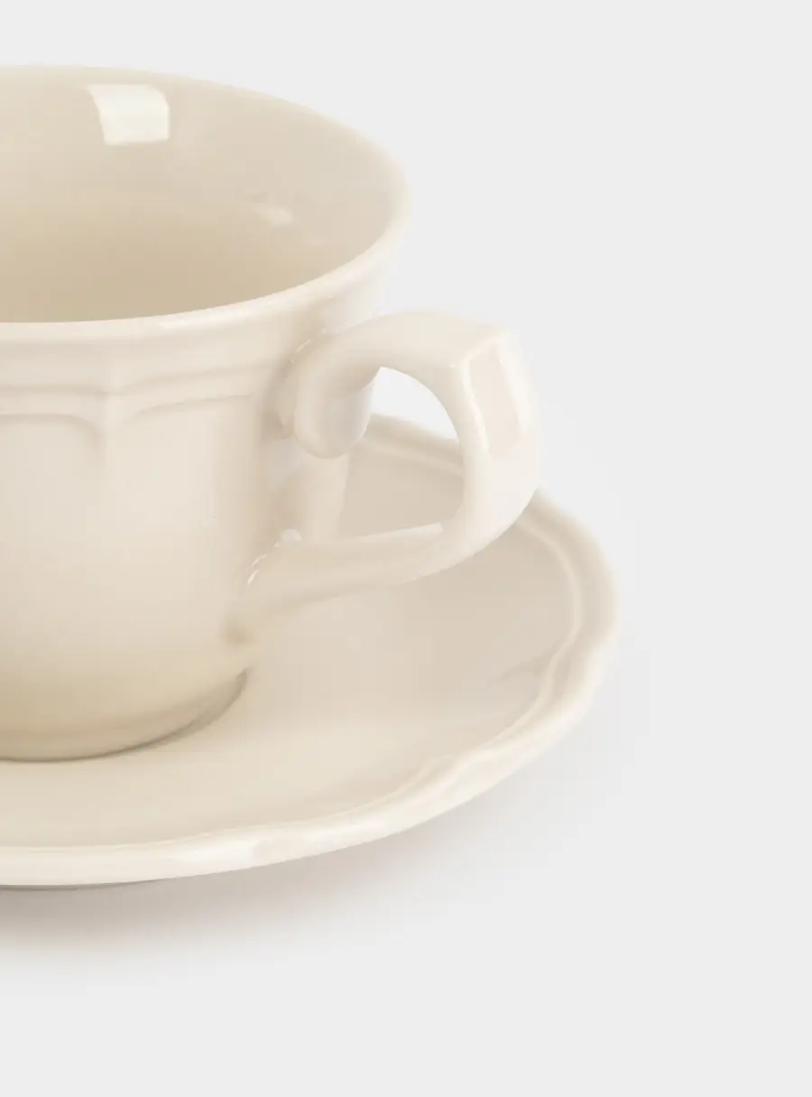 Пара чайная, 1 перс, 2 пр, 230 мл, фарфор P, молочная, Rustic ,image-3