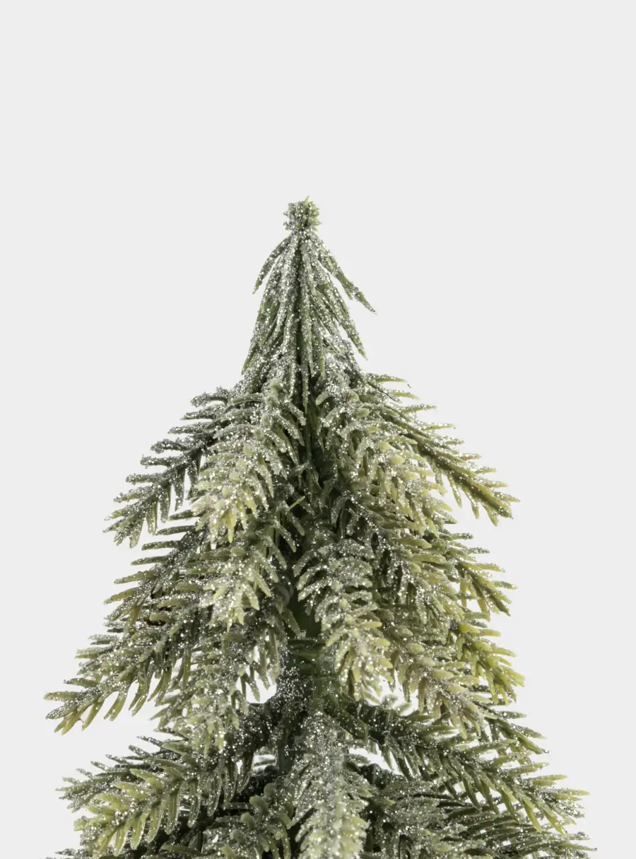 Ель искусственная, 20 см, полиэтилен, серебристая, New year  ,image-1