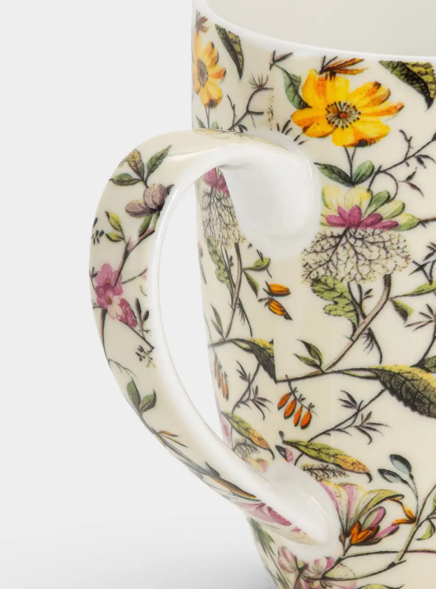 Кружка, 400 мл, фарфор F, цветная, Летние цветы, William Kilburn ,image-2
