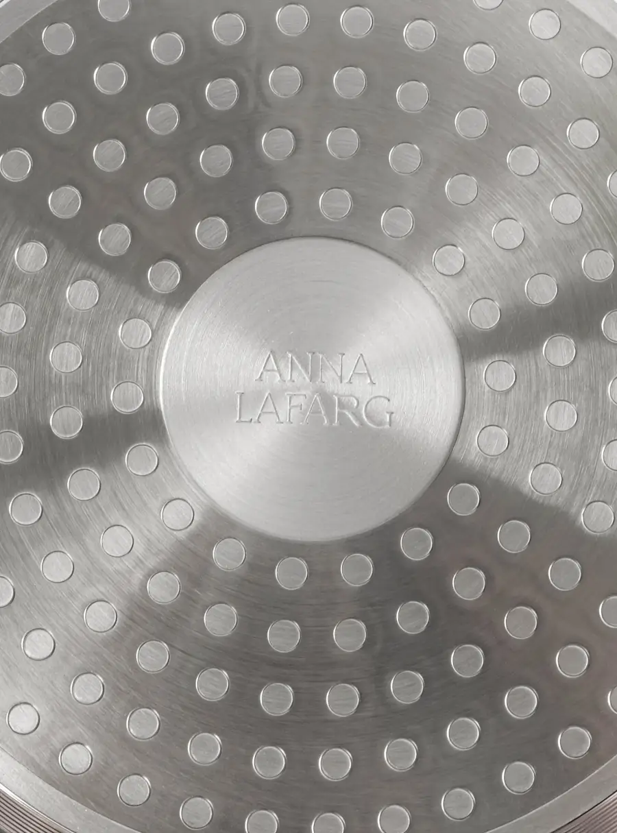 Ковш, 16 см, 1,3 л, с крышкой, с покрытием, алюминий, серо-черный, Robust ,image-3