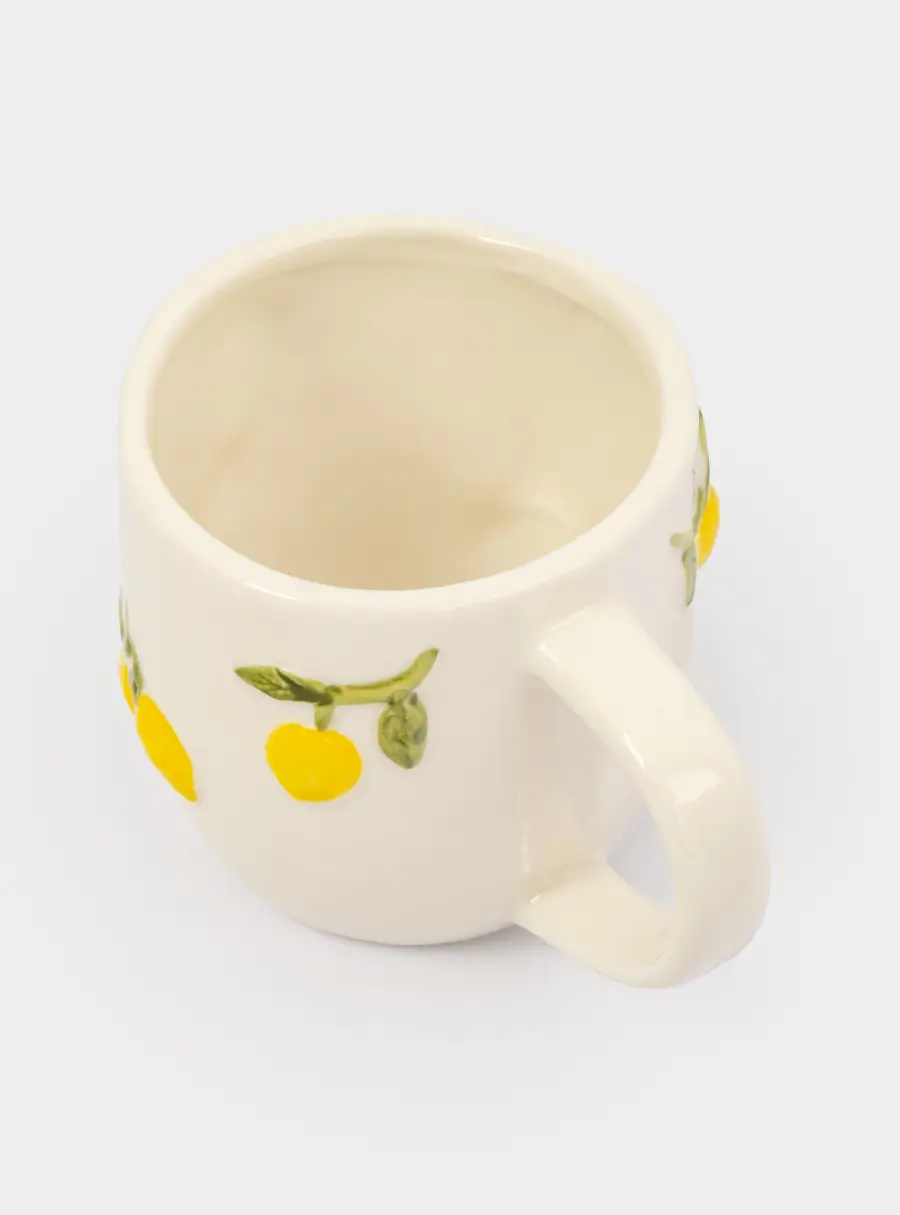 Пара чайная, 1 перс, 2 пр, 300 мл, фарфор P, молочная, Лимоны, Limoncello, image-5