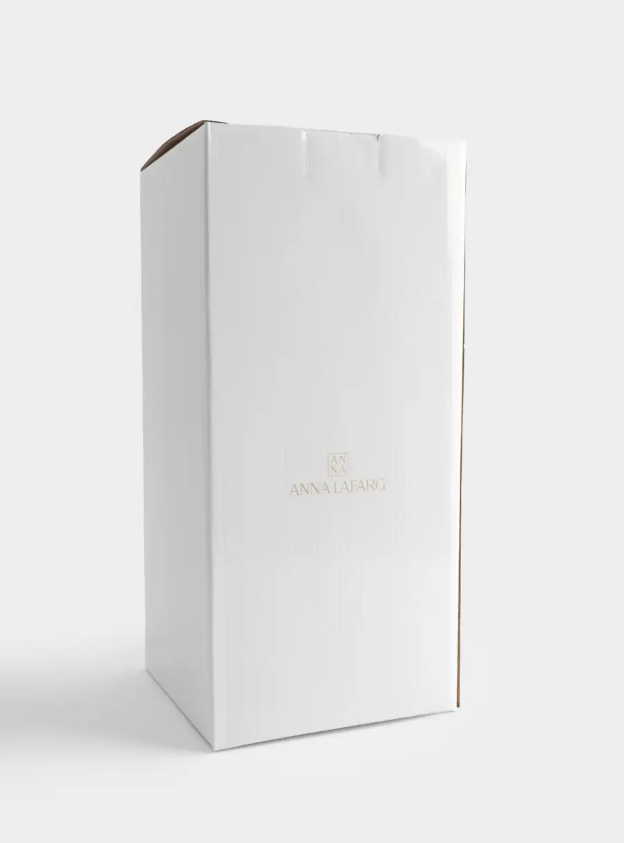 Ваза для цветов, 30 см, керамика, молочно-бежевая, Drapery, image-5