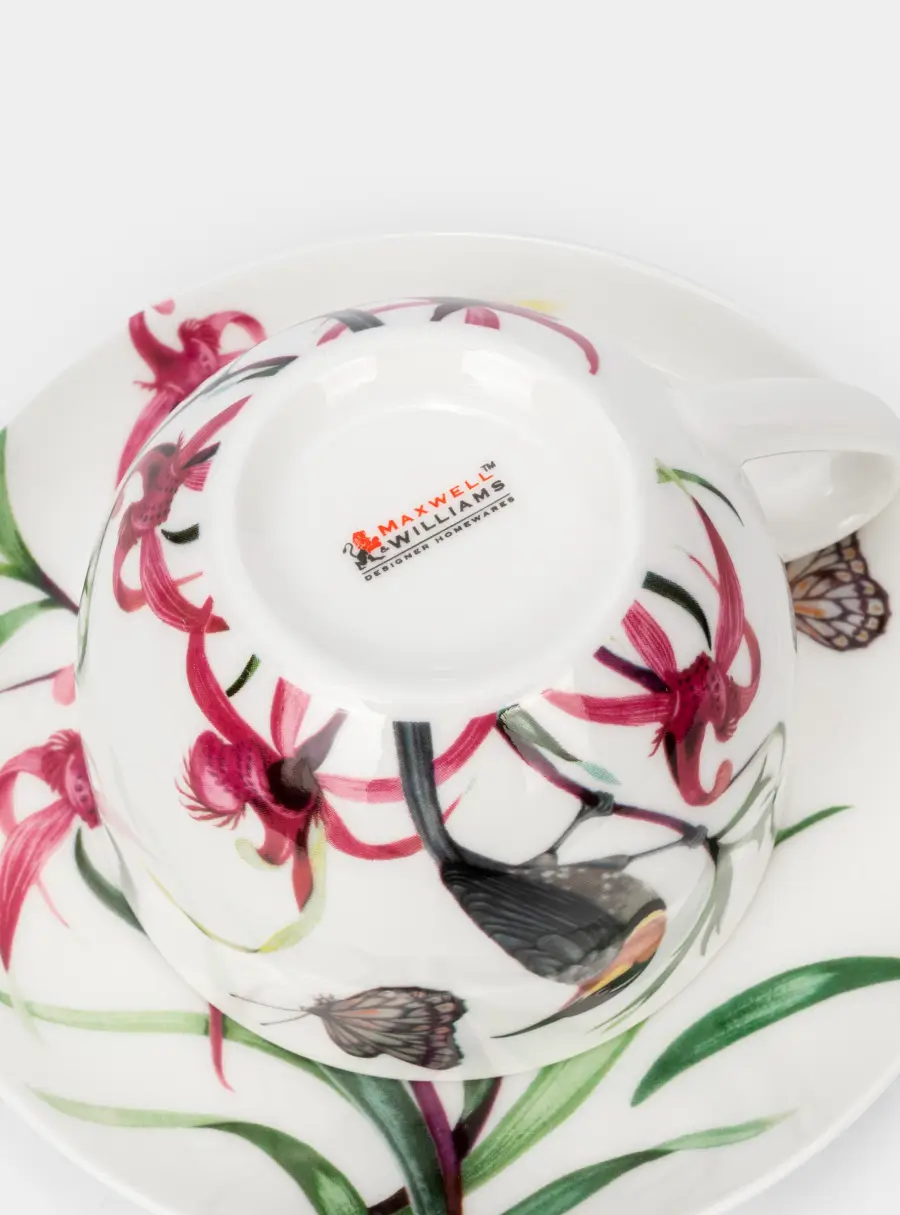 Пара чайная, 1 перс, 2 пр, 320 мл, фарфор F, белая, Медосос, Lyric ,image-3