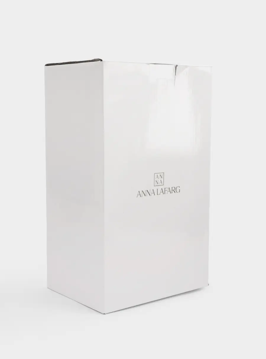 Ваза для цветов, 28 см, стекло Р, серая, Traviata, image-5