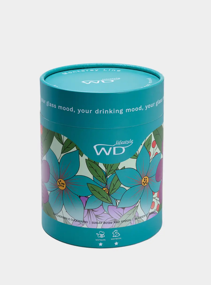 Сахарница, 9 см, 300 мл, с ложкой, стекло Б, Пчелка и маргаритка, Monterey, image-6