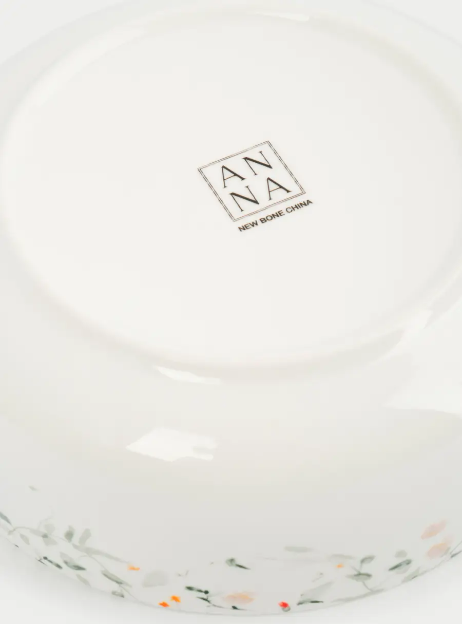 Салатник, 16х6 см, 700 мл, фарфор N, белый, Цветы и листья, Primrose, image-5