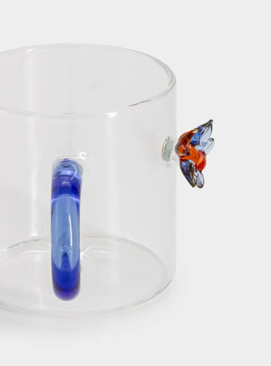 Кружка кофейная, 130 мл, 2 шт, стекло Б, Бабочки, Monterey, image-6