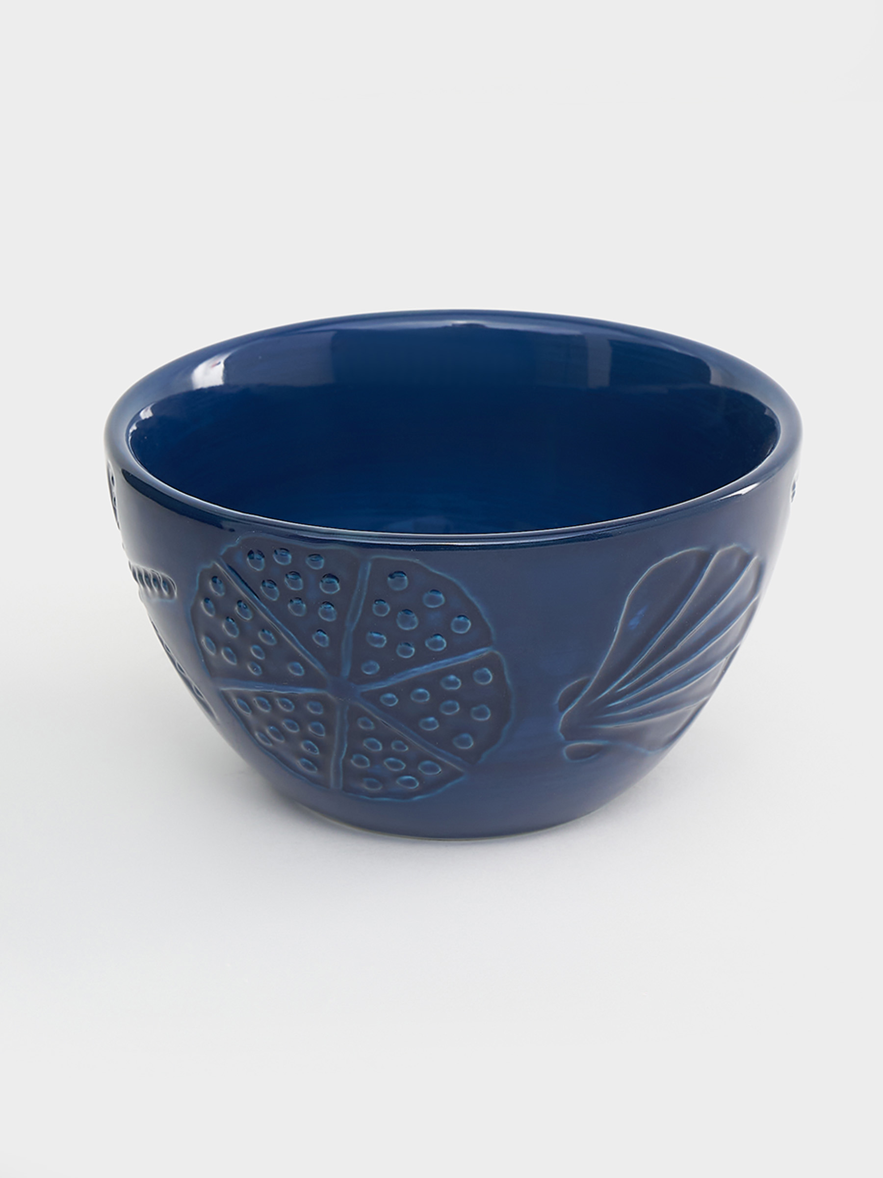 Набор, 2 пр, блюдо/салатник, керамика К, белое/синий, Синие кораллы, Blue Coral, image-2
