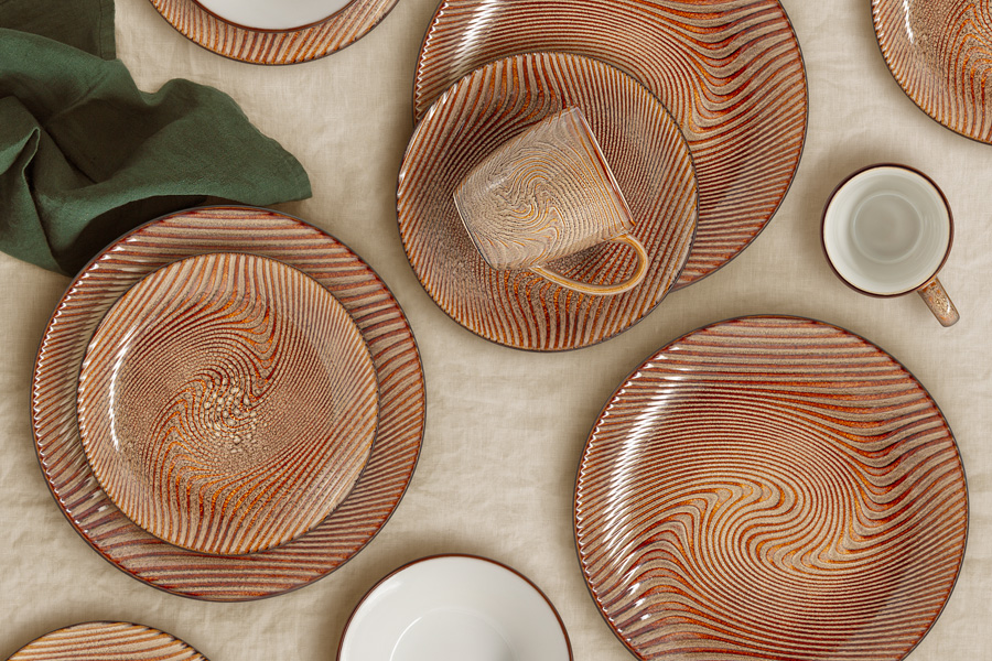 Home&Style. Коллекция посуды из каменной керамики "Махагон"