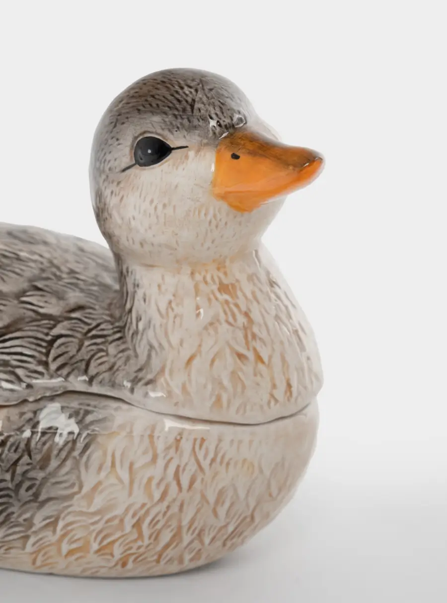 Сахарница, 11 см, 220 мл, с ложкой, керамика D, Утка, Duck, image-5