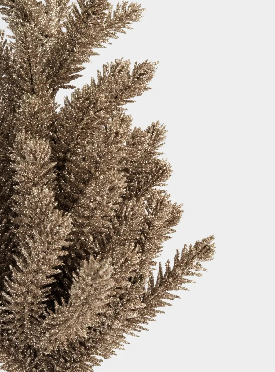 Ель искусственная, 30 см, полиэтилен, шампань, New year, image-2