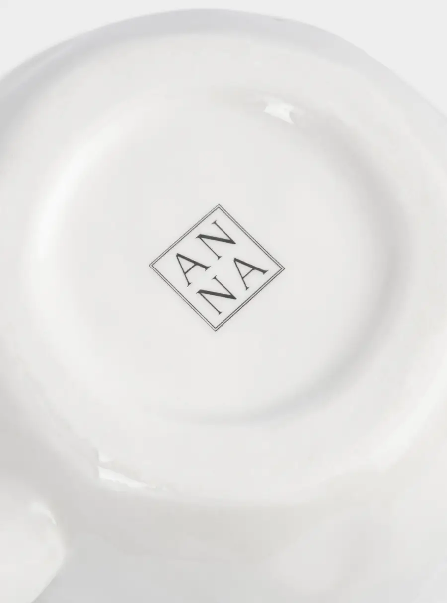 Кружка, 550 мл, керамика, белая, Цветы, Meadow, image-5