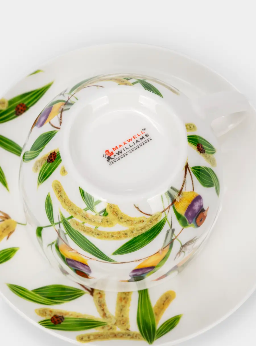 Пара чайная, 1 перс, 2 пр, 320 мл, фарфор F, белая, Зяблик, Lyric ,image-3