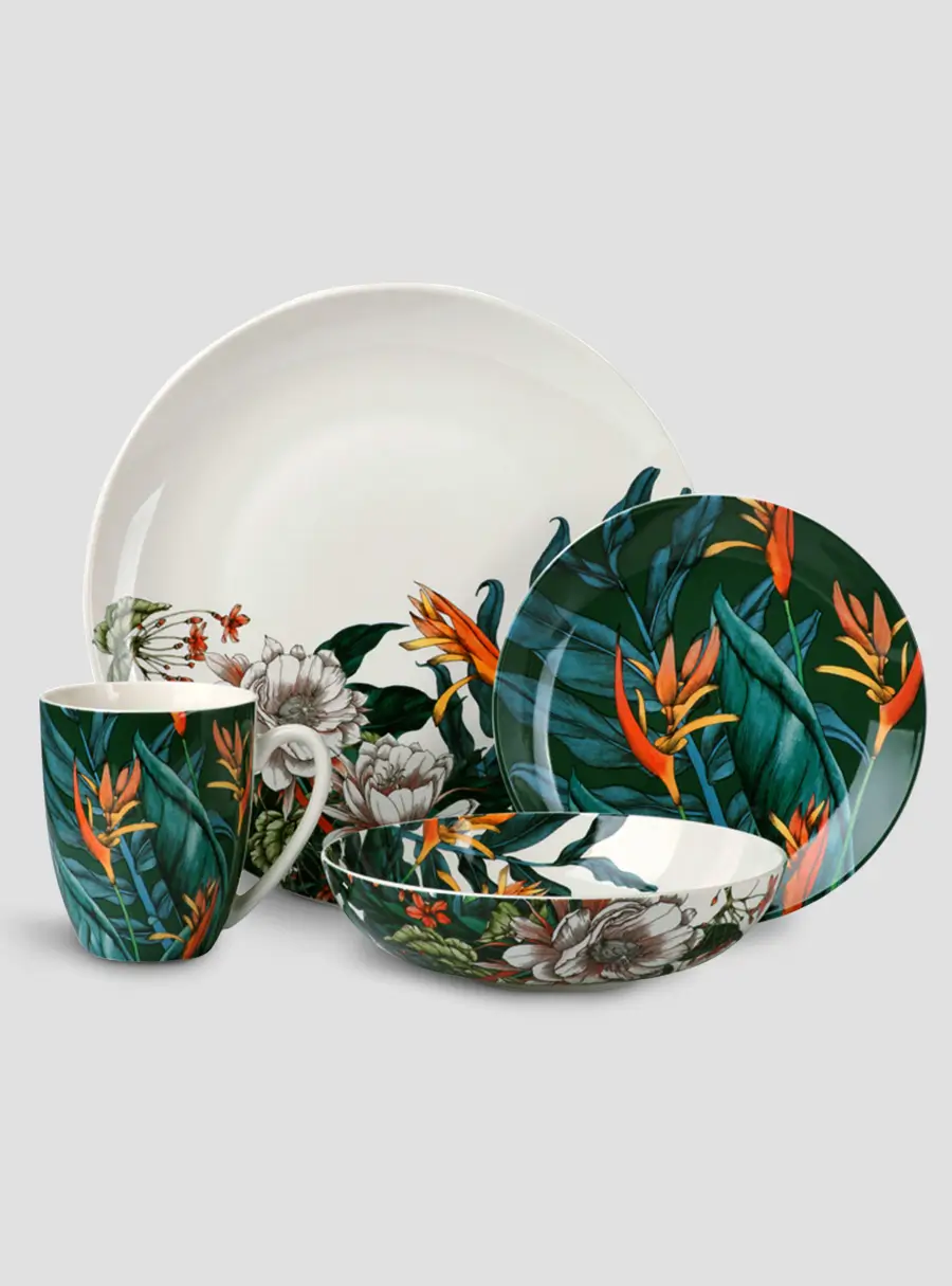 Набор обеденный, 16 пр, Ночной сад ,image-0