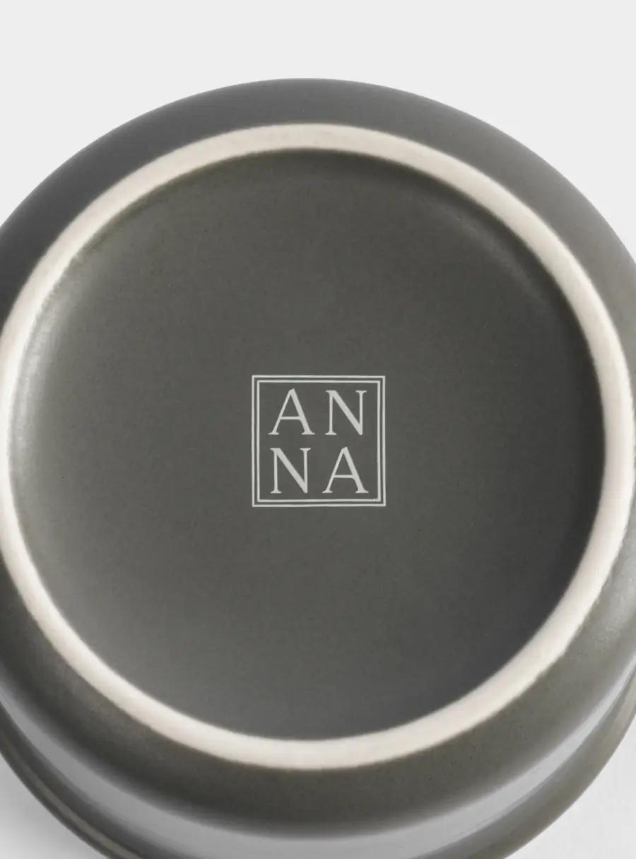 Кружка, 400 мл, керамика, серая, Retro, image-5