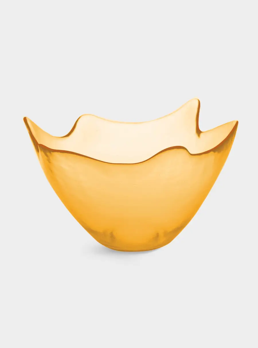 Ваза, 30 см, янтарная, Feston