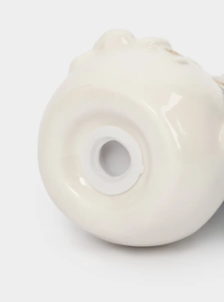 Емкость для соли или перца, 8 см, фарфор P, бело-голубая, Снеговик, Snowfall ,image-3