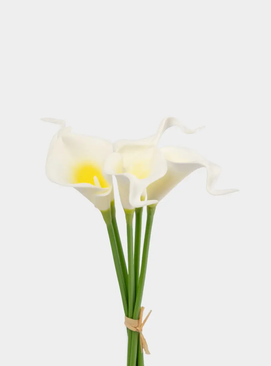 Букет искусственный, 33 см, ПВХ/металл, Каллы, Interior spring ,image-1