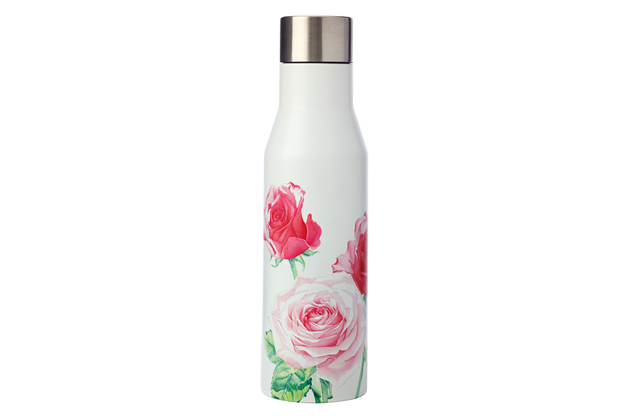 Термос-бутылка вакуумная Розы, 0,4 л