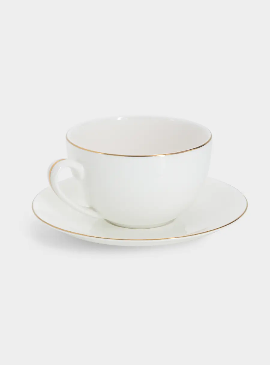 Чашка с блюдцем, 250 мл, Мак ,image-1