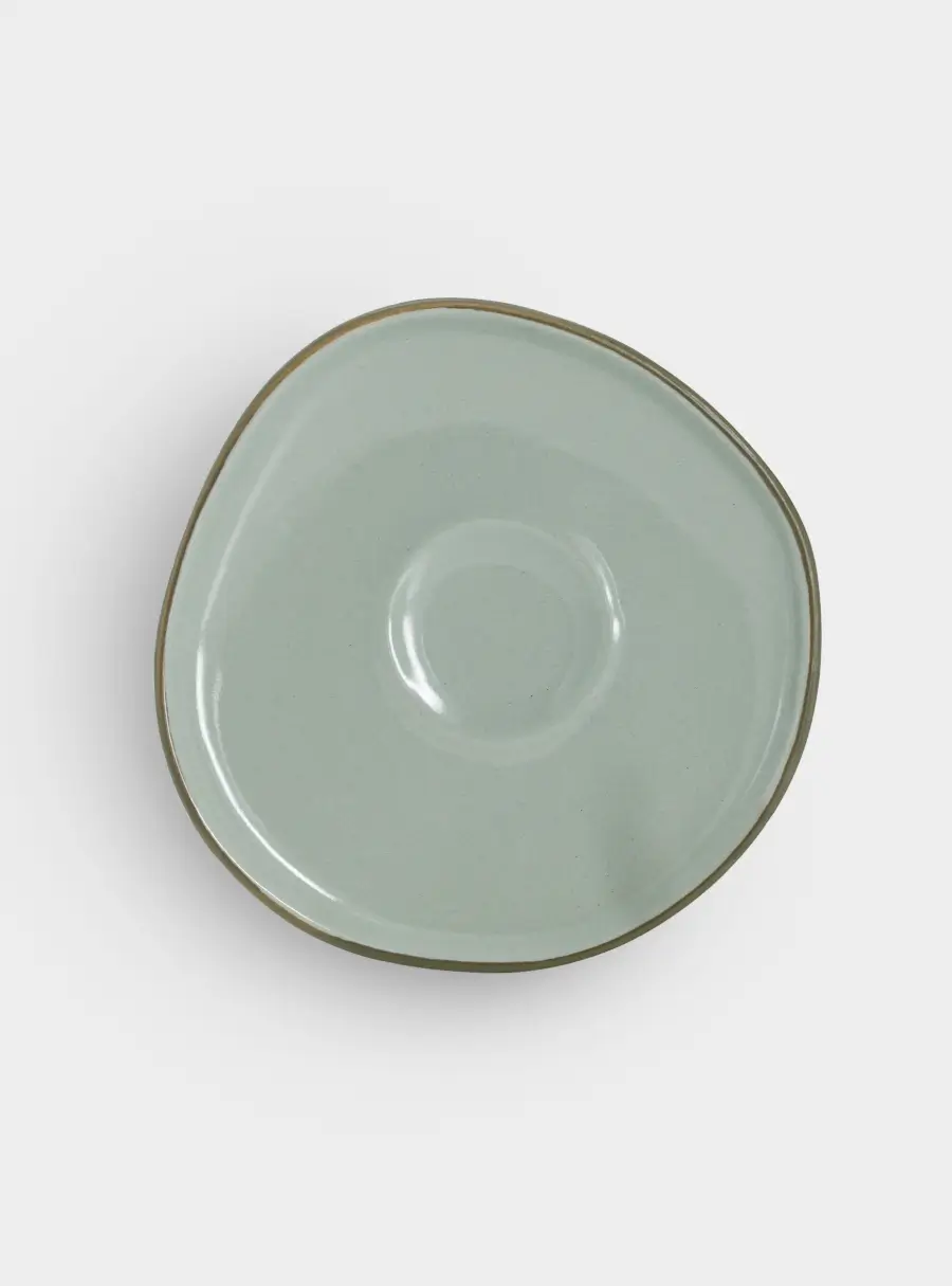 Чашка с блюдцем, 90 мл, зелёная, Organica, image-5