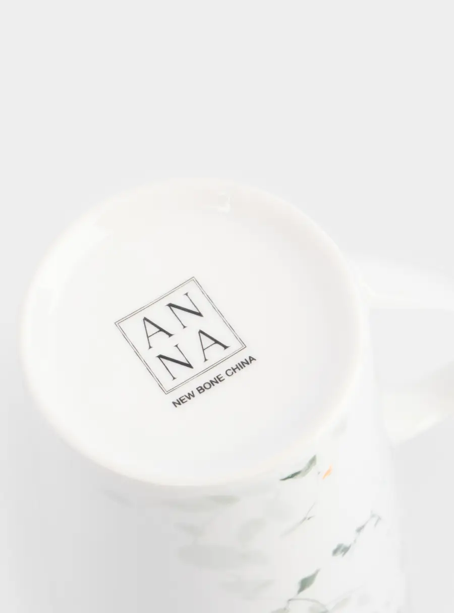 Кружка, 420 мл, фарфор N, белая, Цветы и листья, Primrose, image-5