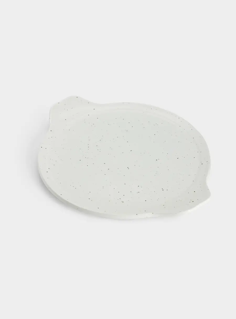 Кастрюля, 3 л, с крышкой, фарфор P, круглая, молочная, в крапинку, Speckle, image-6