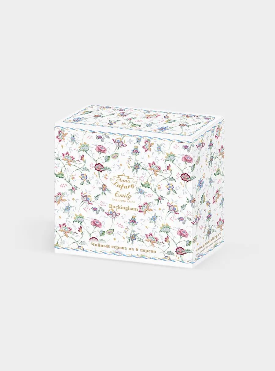 Сервиз чайный, 6 перс, 14 пр, Букингем ,image-1