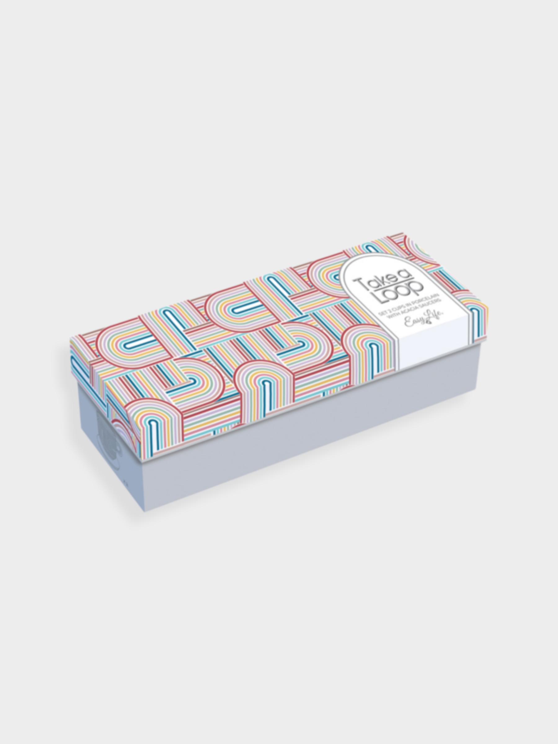 Набор чашек, 2 шт, 0.25 л, мятный, морская волна, на подставке, акация,  Радуга, image-3