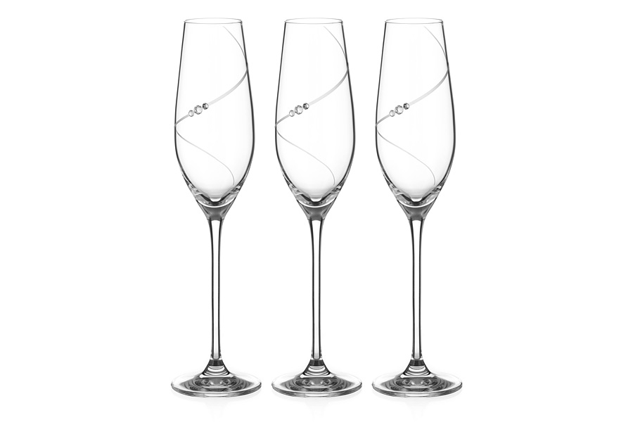 Набор бокалов для шампанского Силуэт, 0,21 л, 6 шт