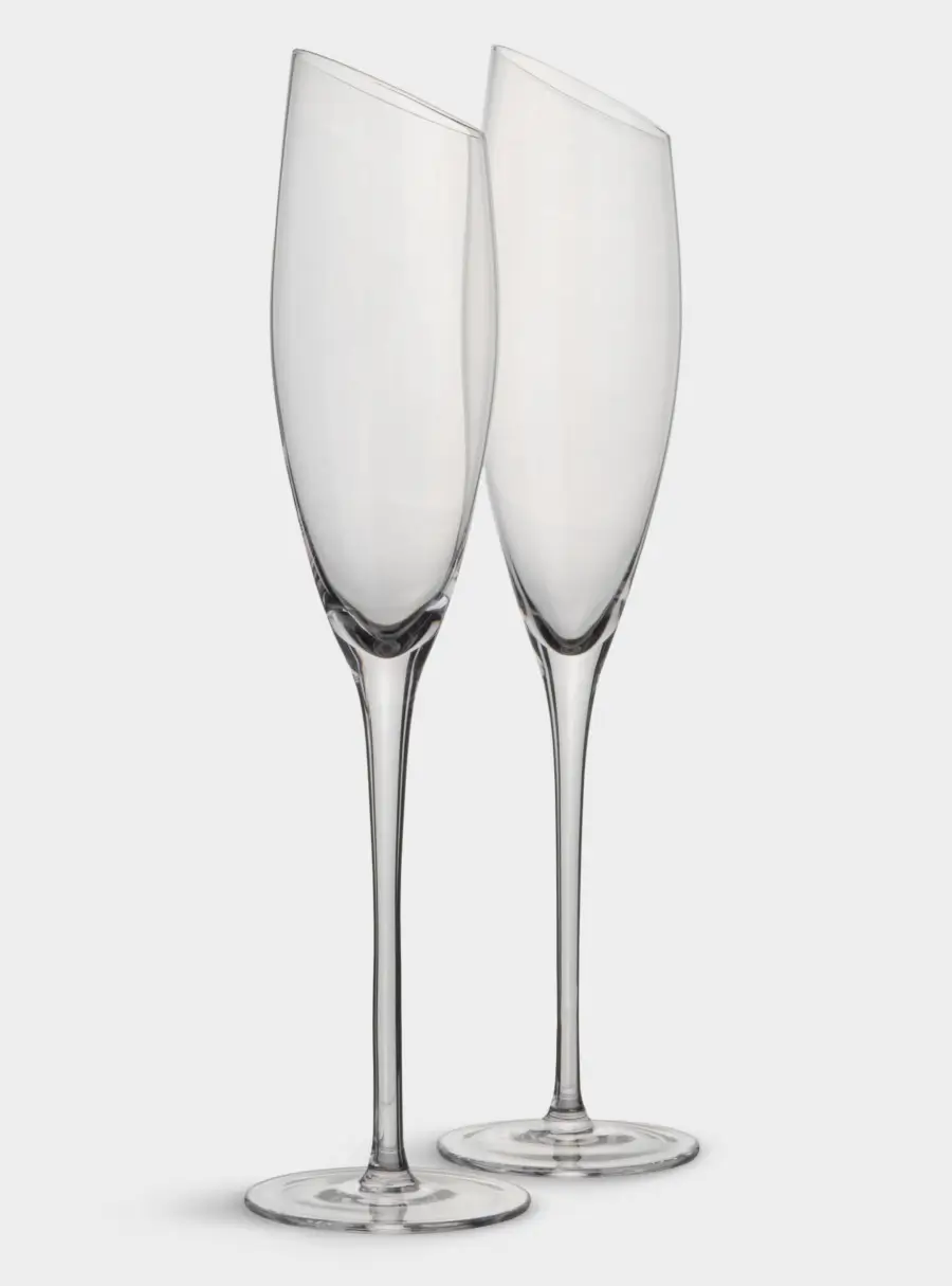 Бокал для шампанского, 180 мл, 2 шт, кристальное стекло, Violoncello, image-1