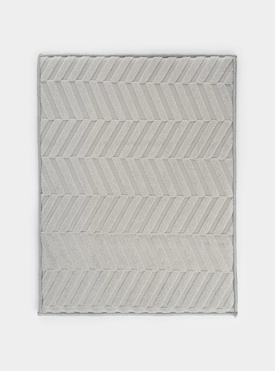 Коврик для сушки посуды, 30x40 см, полиэстер, серый, Dry grey ,image-1