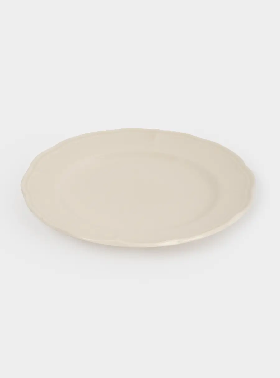 Тарелка закусочная, 21 см, фарфор P, молочная, Rustic ,image-1