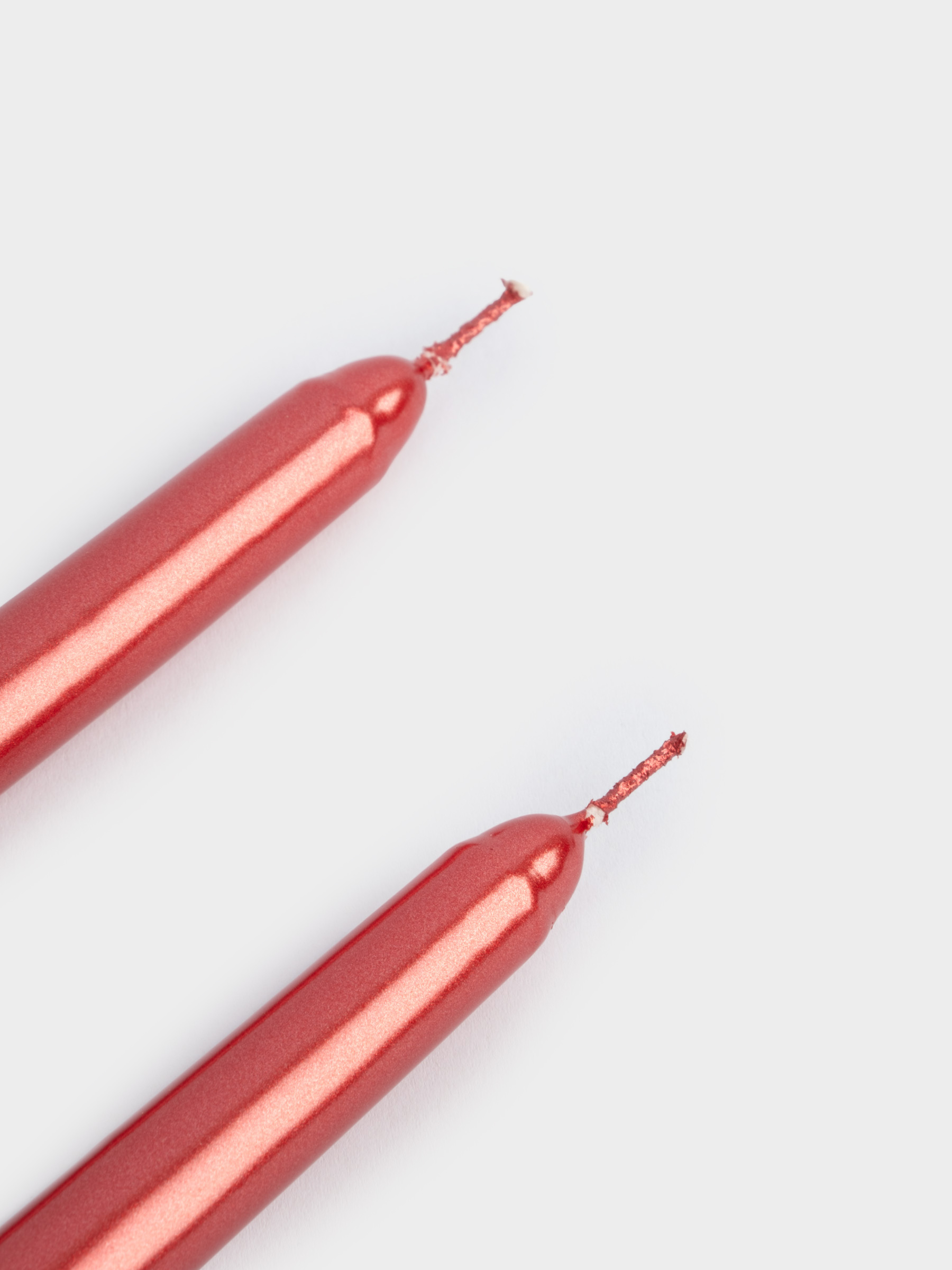 Свеча, 25 см, 2 шт, красная, Витая, New year, image-3