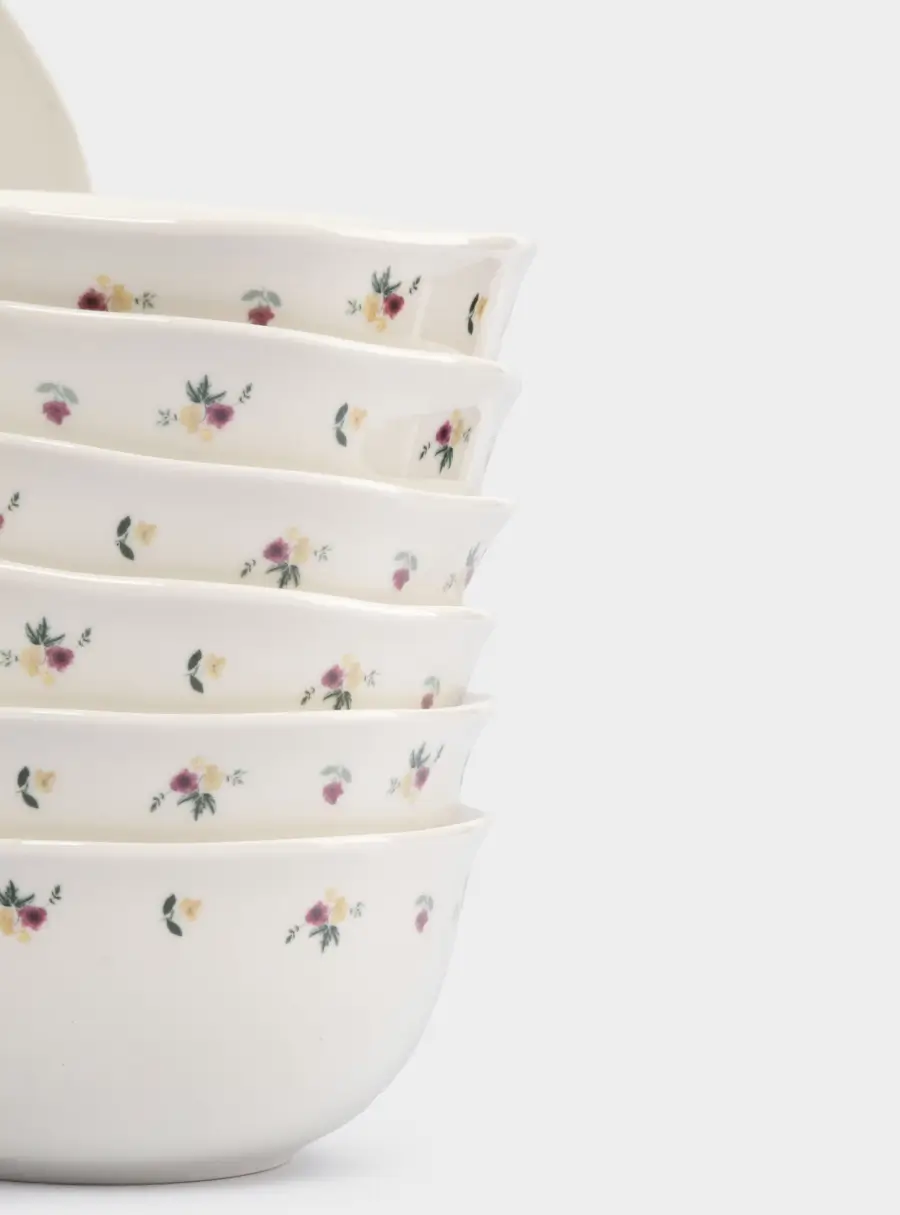 Сервиз обеденный, 6 перс, 18 пр, фарфор N, белый, Цветы, Meadow, image-12