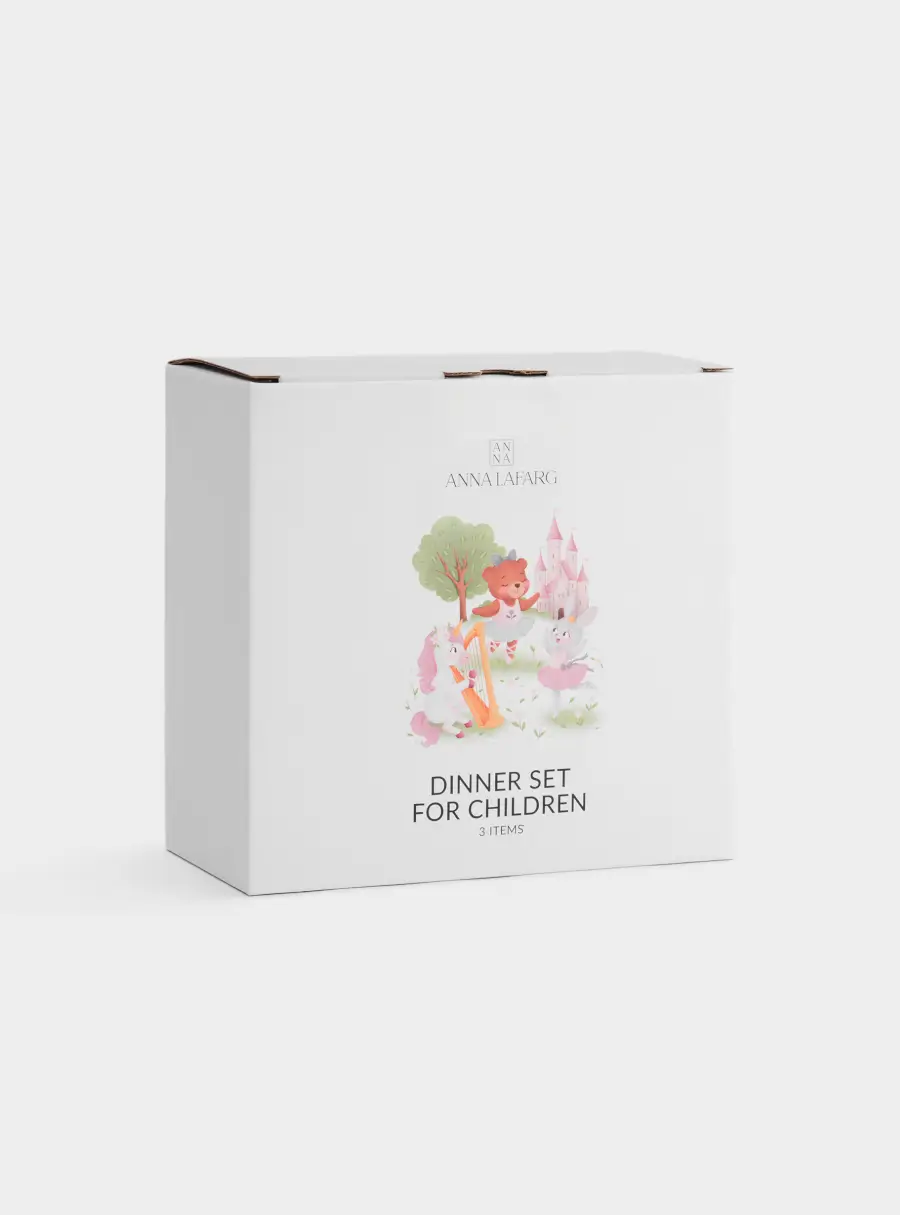 Набор посуды, детский, 1 перс, 3 пр, фарфор N, белый, Сказочные животные, Fabulous animals, image-9