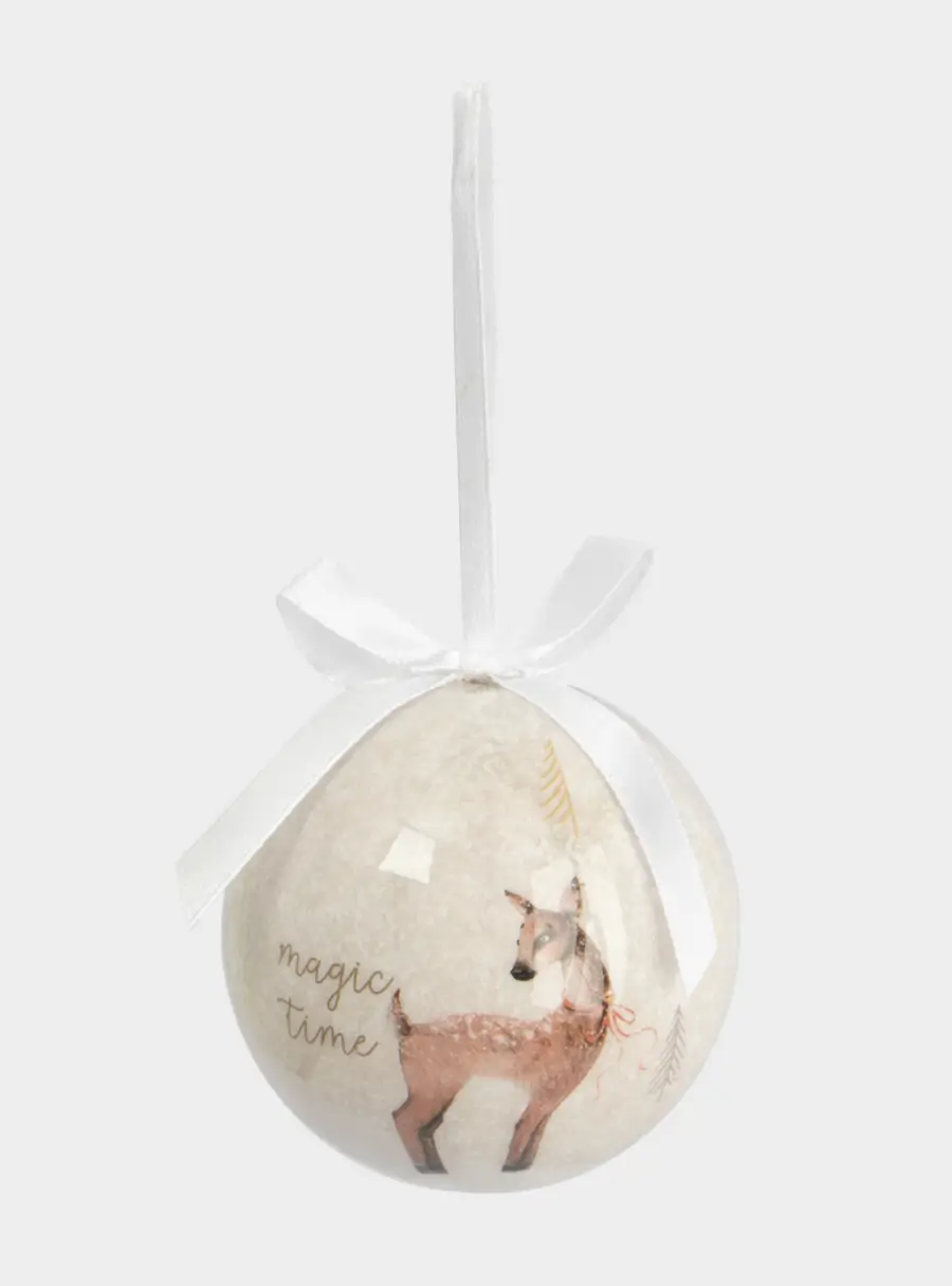 Игрушка елочная, 7 см, пенопласт, шар, Magic time, New year, image-1