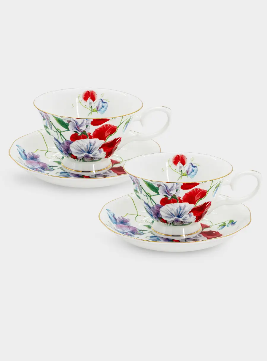 Набор чайный, 2 перс, 4 пр, Душистый горошек ,image-0