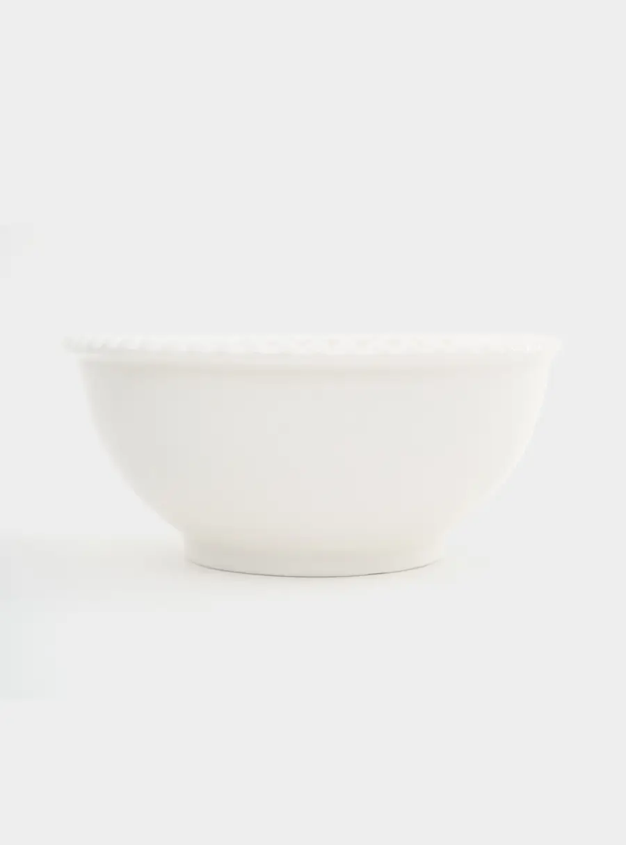 Салатник, 16 см, 0.75 л, белый, Tiffany ,image-2