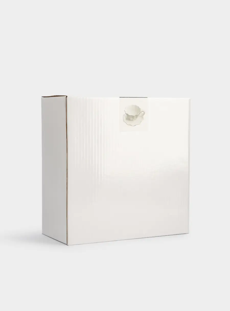 Пара чайная, 1 перс, 2 пр, 370 мл, керамика, с золотистым кантом, Волнистый край, Blossom, image-5